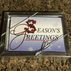 Boxed Christmas Cards ~ 16 Deluxe Holiday Cards with Envelopes ~ New!!